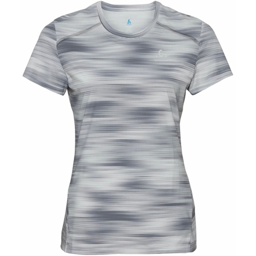  ODLO Fli Chill-Tec Print Short-Sleeve Crew Top - Women