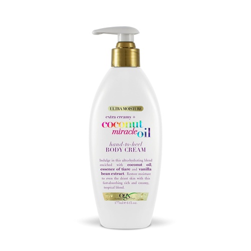  OGX Extra Creamy + Coconut Miracle Oil Ultra Moisture Body Wash, 19.5 Fl Oz