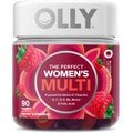 OLLY Womens Multivitamin Gummy, Overall Health and Immune Support, Vitamins A, D, C, E, Biotin, Folic Acid, Adult Chewable Vitamin, Berry, 45 Day Supply - 90 Count (Pack of 1)