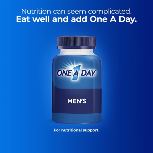  One A Day Men’s Pro Edge Multivitamin, Supplement with Vitamin A, Vitamin C, Vitamin D, Vitamin E and Zinc for Immune Health Support* and Magnesium for Healthy Muscle Function, 50