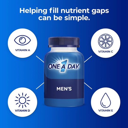  One A Day Men’s Pro Edge Multivitamin, Supplement with Vitamin A, Vitamin C, Vitamin D, Vitamin E and Zinc for Immune Health Support* and Magnesium for Healthy Muscle Function, 50