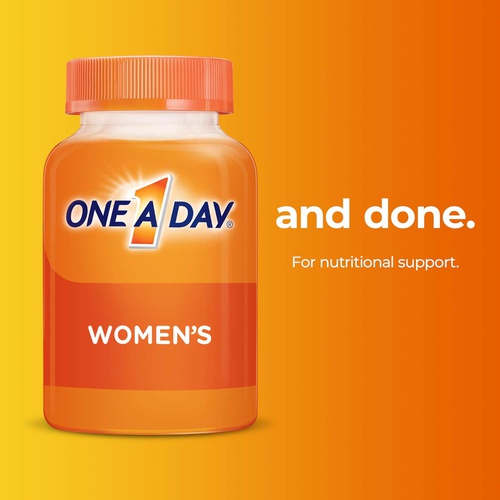  One A Day Women’s Multivitamin, Supplement with Vitamin A, Vitamin C, Vitamin D, Vitamin E and Zinc for Immune Health Support, B12, Biotin, Calcium & More, 100 count