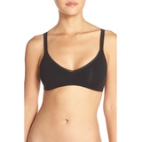 On Gossamer Stretch Cotton Bralette_BLACK