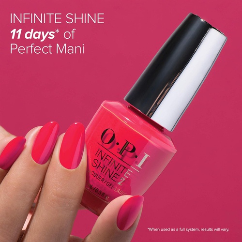  OPI Nail Polish, Infinite Shine Long-Wear Lacquer, Reds, 0.5 fl oz