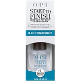 OPI Nail Polish Treatment, 3-in-1 Start to Finish Nail Formaldehyde Free Treatment, 0.5 Fl Oz