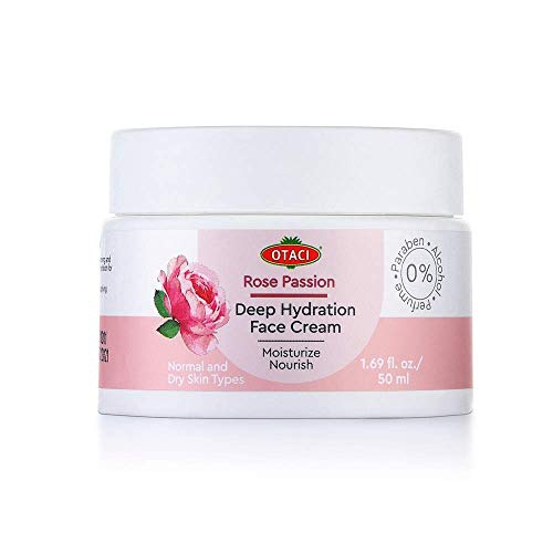  OTACI Rose Passion Deep Hydration Face Cream, Moisturizer Skin Lotion Facial Rose Natural Hydrating Moisturizing