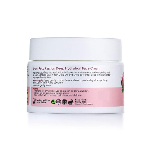  OTACI Rose Passion Deep Hydration Face Cream, Moisturizer Skin Lotion Facial Rose Natural Hydrating Moisturizing