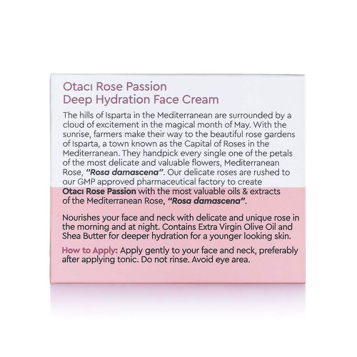  OTACI Rose Passion Deep Hydration Face Cream, Moisturizer Skin Lotion Facial Rose Natural Hydrating Moisturizing