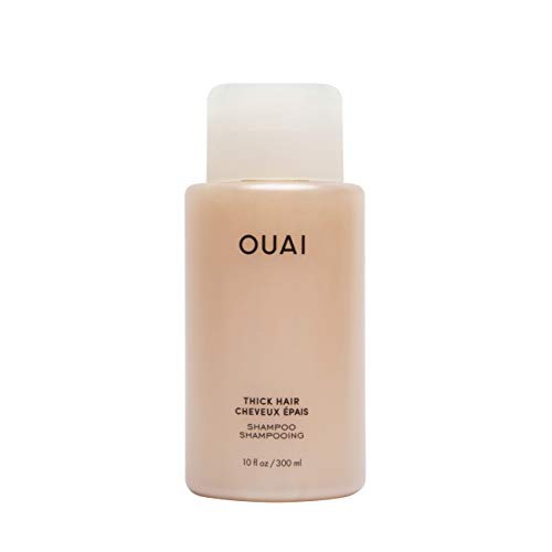  OUAI Thick Shampoo. Fight Frizz and Nourish Dry, Thick Hair with Strengthening Keratin, Marshmallow Root, Shea Butter and Avocado Oil. Free from Parabens, Sulfates and Phthalates.