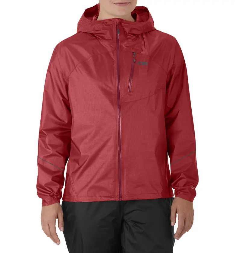 Outdoor Research Helium Womens Rain Jacket_CLAY