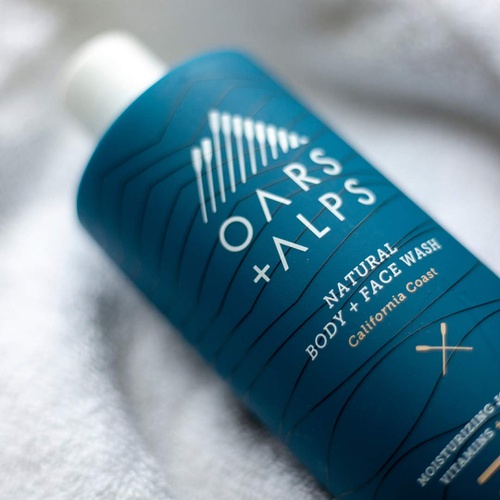  Oars + Alps Mens Body Wash, Natural Skin Care, Hydrates with Aloe Vera and Jojoba Oil, Vegan and Gluten Free