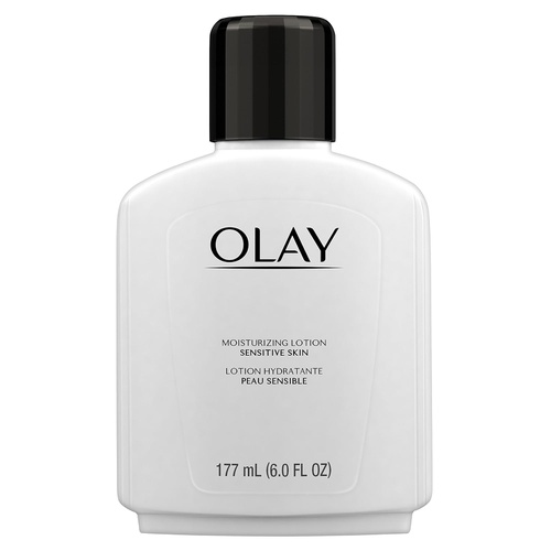 Face Moisturizer by Olay, 12-Hour Hydration with Aloe, Moisturizing Facial Lotion for Sensitive Skin - 6 Oz (Pack of 3) Packaging may Vary