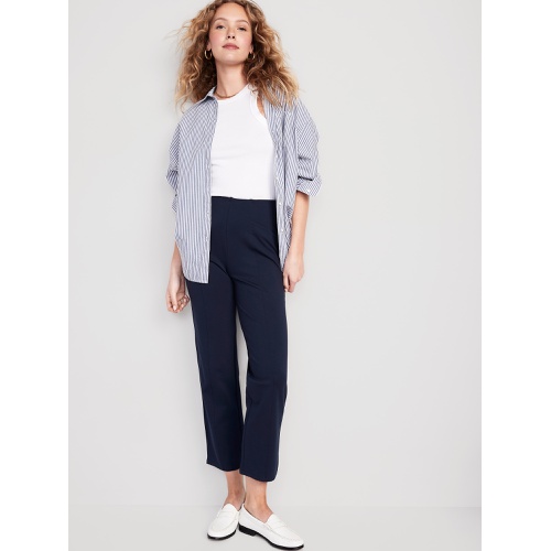 올드네이비 Oldnavy Extra High-Waisted Stevie Straight Pants Hot Deal
