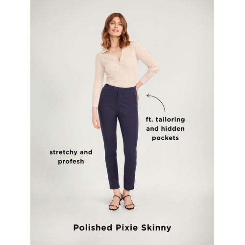 올드네이비 Oldnavy Extra High-Waisted Polished Pixie Skinny Ankle Jeans