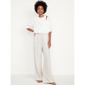 Oldnavy High-Waisted Linen-Blend Super Wide-Leg Pants
