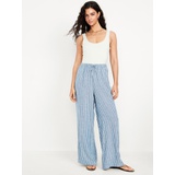 Oldnavy High-Waisted Linen-Blend Super Wide-Leg Pants