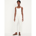 Oldnavy High-Waisted Linen-Blend Straight Ankle Pants