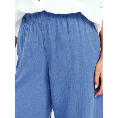 올드네이비 Oldnavy High-Waisted Crinkle Gauze Wide-Leg Pants