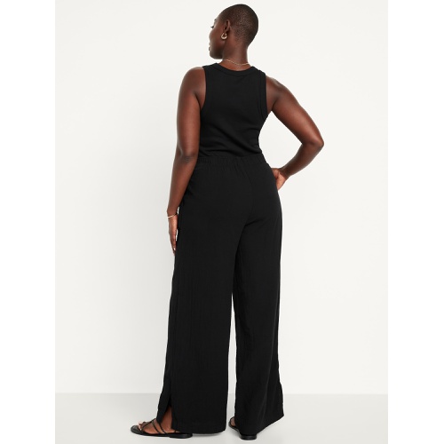올드네이비 Oldnavy High-Waisted Crinkle Gauze Wide-Leg Pants