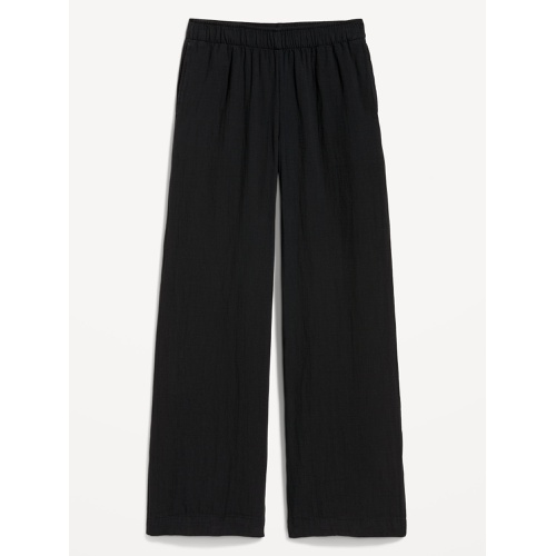 올드네이비 Oldnavy High-Waisted Crinkle Gauze Wide-Leg Pants