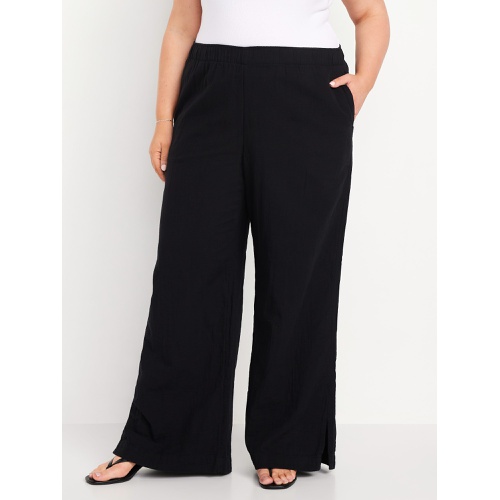 올드네이비 Oldnavy High-Waisted Crinkle Gauze Wide-Leg Pants
