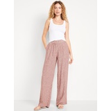 Oldnavy High-Waisted Linen-Blend Wide-Leg Pants