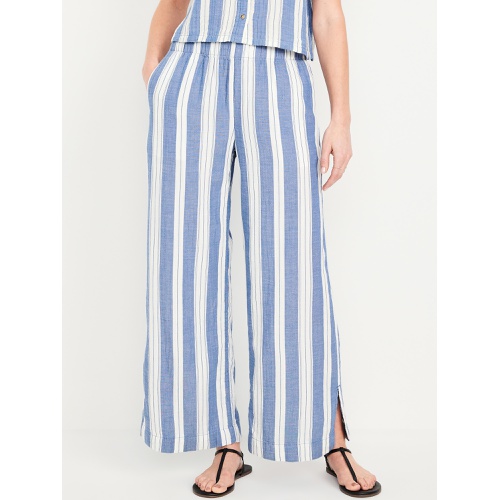 올드네이비 Oldnavy High-Waisted Crinkle Gauze Wide-Leg Pants