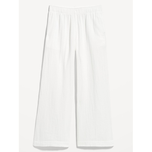 올드네이비 Oldnavy High-Waisted Crinkle Gauze Wide-Leg Pants