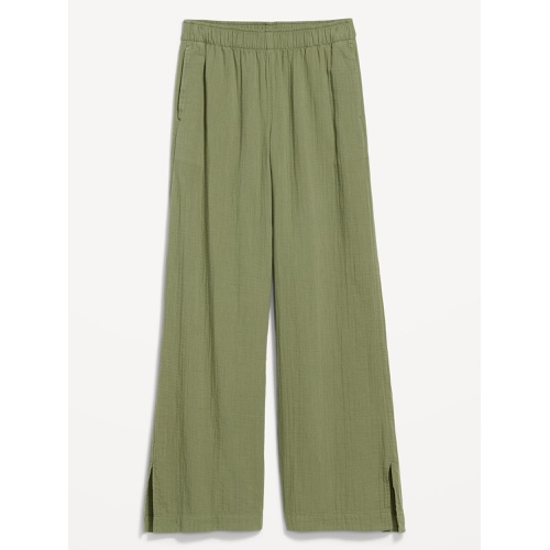 올드네이비 Oldnavy High-Waisted Crinkle Gauze Wide-Leg Pants