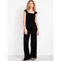 Oldnavy High-Waisted Linen-Blend Wide-Leg Pants