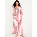 Oldnavy High-Waisted Crinkle Gauze Wide-Leg Pants