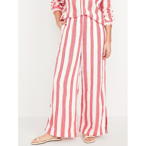 올드네이비 Oldnavy High-Waisted Crinkle Gauze Wide-Leg Pants