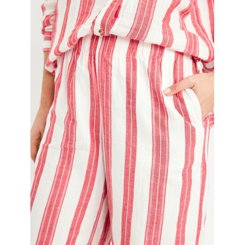 올드네이비 Oldnavy High-Waisted Crinkle Gauze Wide-Leg Pants