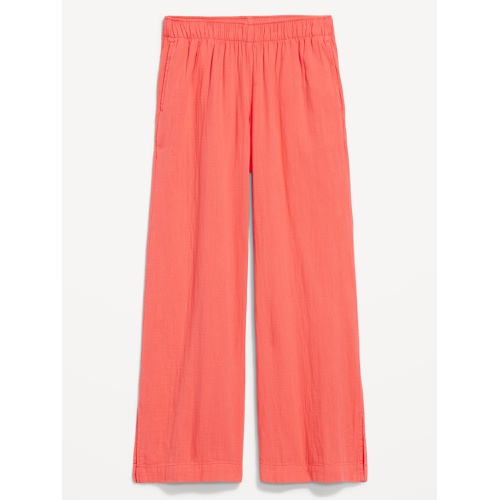 올드네이비 Oldnavy High-Waisted Crinkle Gauze Wide-Leg Pants