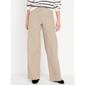 Oldnavy High-Waisted Pull-On Pixie Wide-Leg Pants