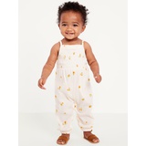 OldNavy Printed Sleeveless Smocked Jumpsuit for Baby