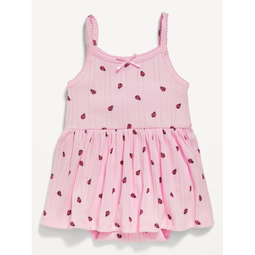 올드네이비 OldNavy Sleeveless Pointelle Bodysuit Dress for Baby