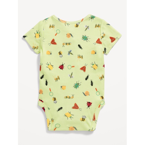 올드네이비 OldNavy Short-Sleeve Henley Bodysuit for Baby