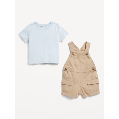 올드네이비 OldNavy Short-Sleeve T-Shirt and Shortalls Set for Baby