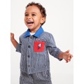 OldNavy Printed Loose Collared Twill Jacket for Baby
