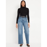 OldNavy Curvy Extra High-Waisted Sky-Hi Wide-Leg Jeans