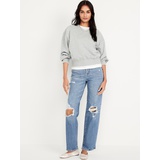 OldNavy High-Waisted OG Loose Ripped Jeans
