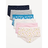 OldNavy High-Waisted Everyday Brief Cotton Underwear 6-Pack