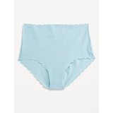 OldNavy High-Waisted No-Show Scalloped Brief Underwear