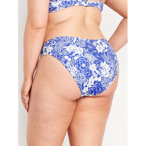 올드네이비 OldNavy Mid-Rise Textured Bikini Swim Bottoms