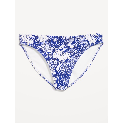 올드네이비 OldNavy Mid-Rise Textured Bikini Swim Bottoms