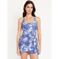 OldNavy Matte Side-Tie Swim Dress