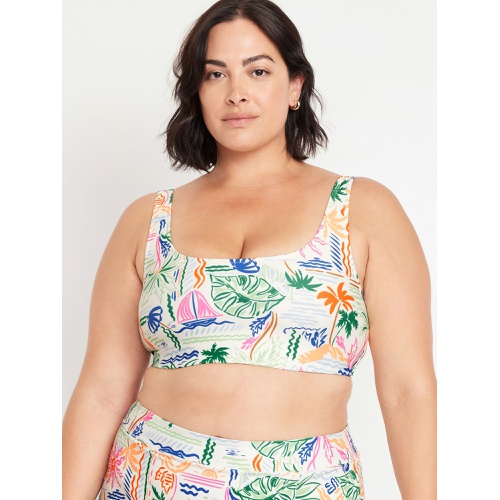 올드네이비 OldNavy Matte Scoop-Neck Bikini Swim Top
