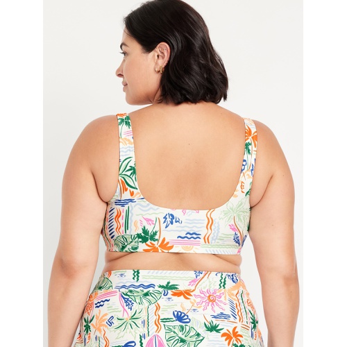 올드네이비 OldNavy Matte Scoop-Neck Bikini Swim Top