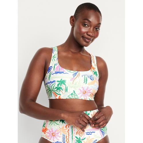 올드네이비 OldNavy Matte Scoop-Neck Bikini Swim Top